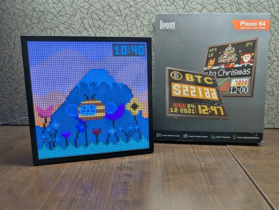 Divoom Pixoo 64 - WiFi Pixel Digital Frame with APP Control