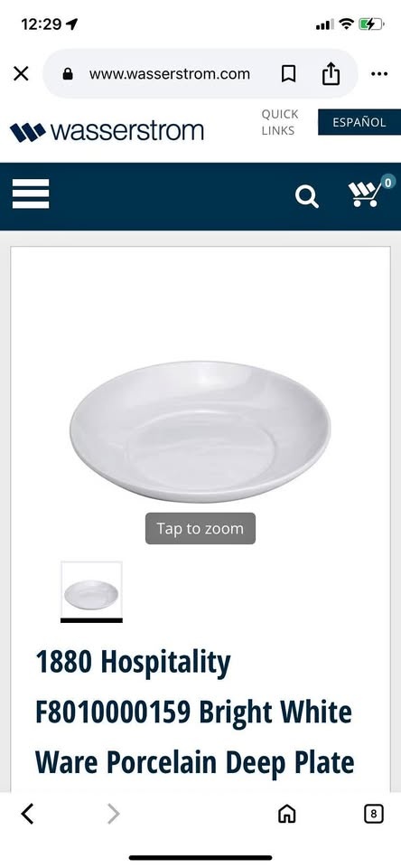 Brand Name Dishes: Deep Plate Set of 12 retails 350$