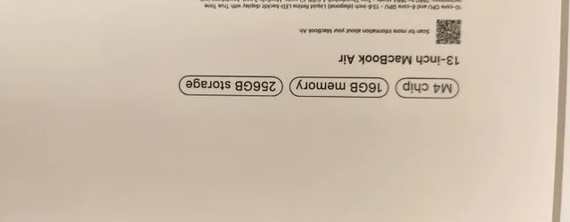 Brand New Sealed MacBook Air M4 (16GB RAM) | Unopened box! image indicator(4)