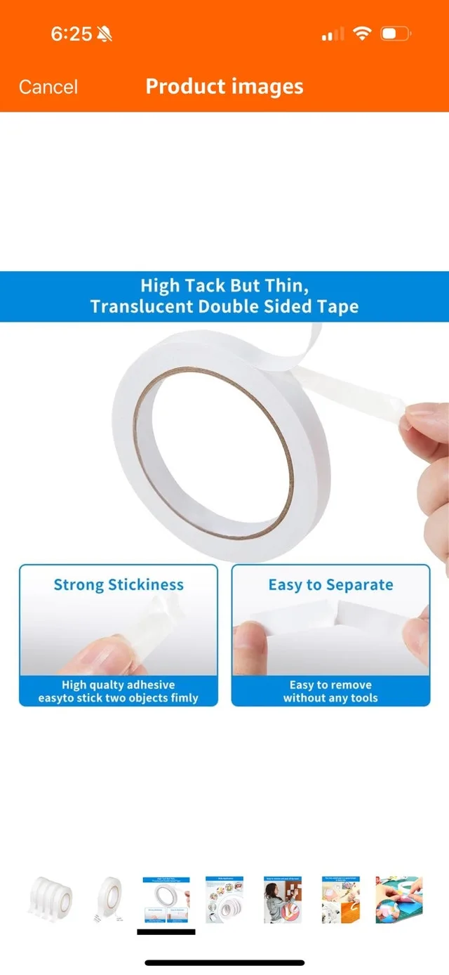 Double Sided Tape for Crafts - 4 Rolls image indicator(2)