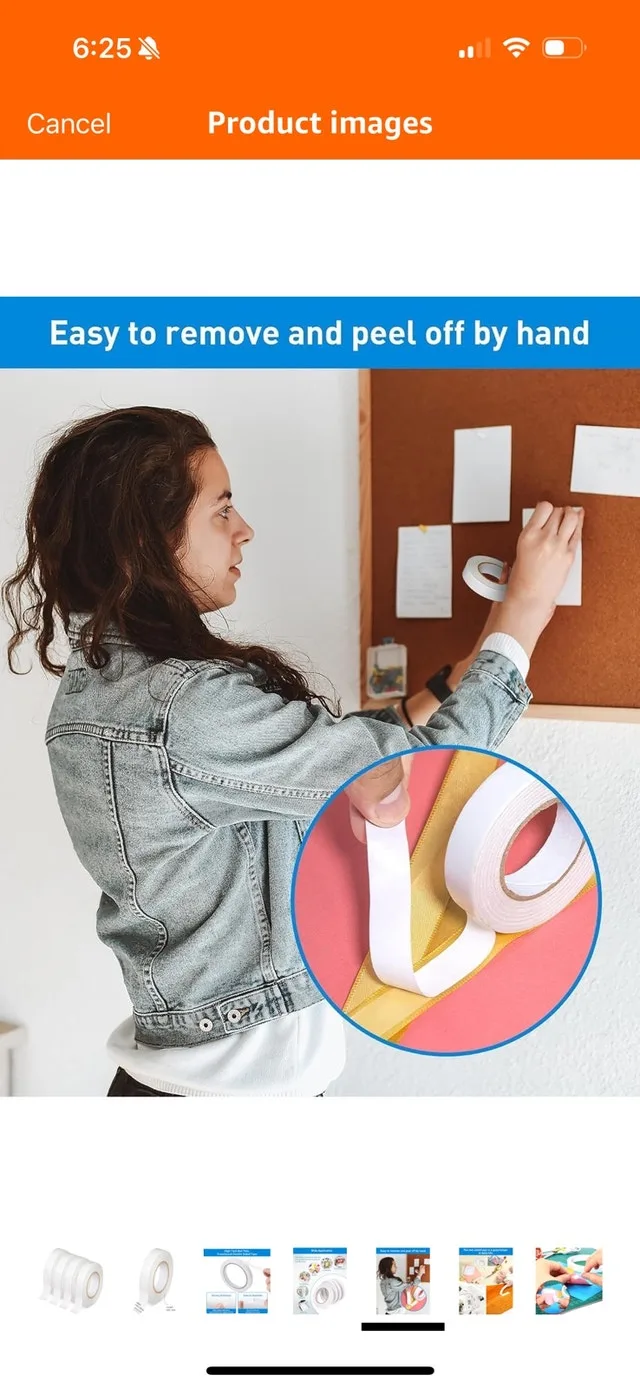 Double Sided Tape for Crafts - 4 Rolls image indicator(4)