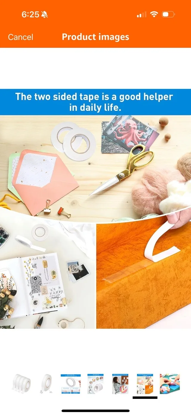 Double Sided Tape for Crafts - 4 Rolls image indicator(5)