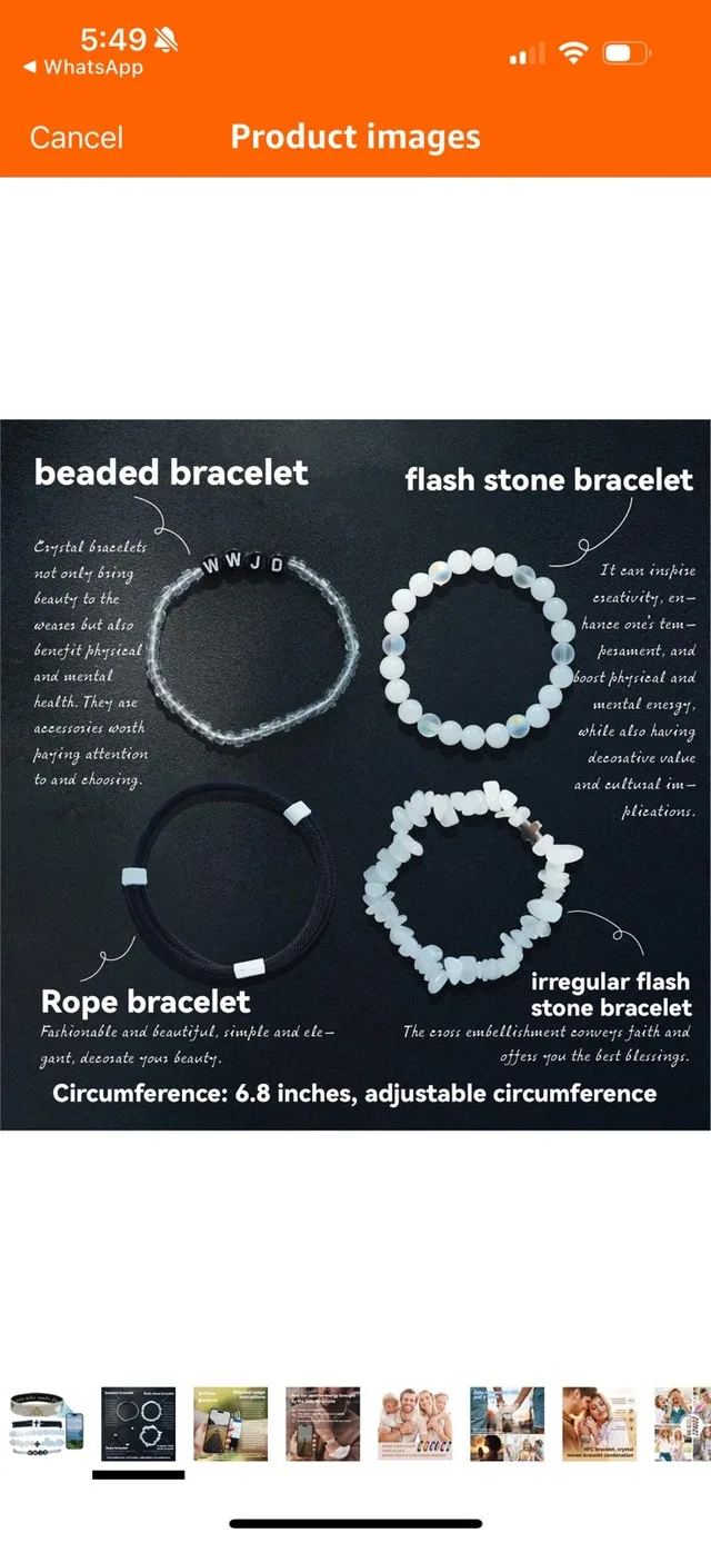 Daily Bible Verse Bracelets Gift Box Set image indicator(4)