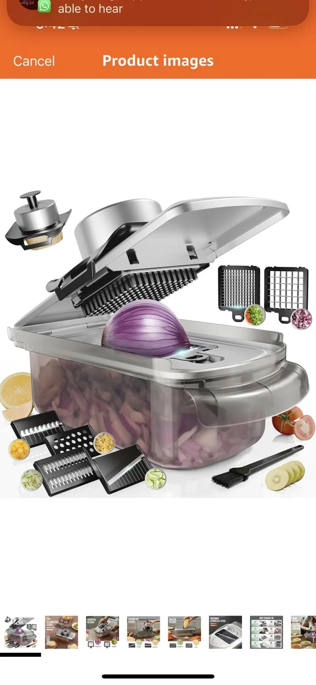 Vegetable Chopper Stainless Steel