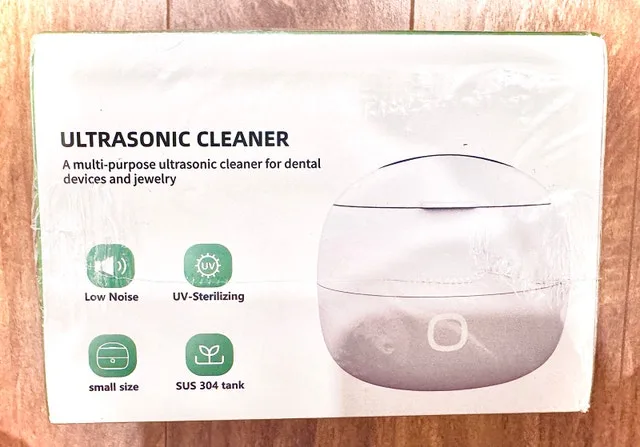 Ultrasonic Retainer Cleaner Machine for Braces, Jewelry