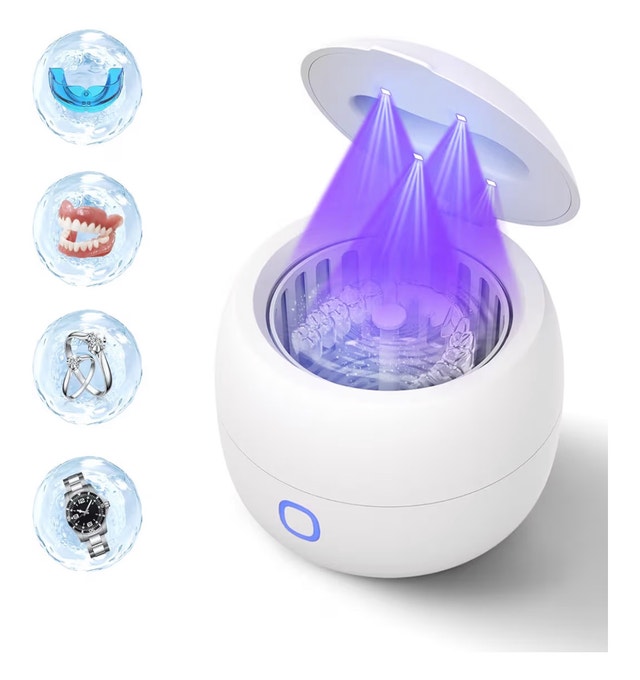 Ultrasonic Retainer Cleaner Machine for Braces, Jewelry - photo 2