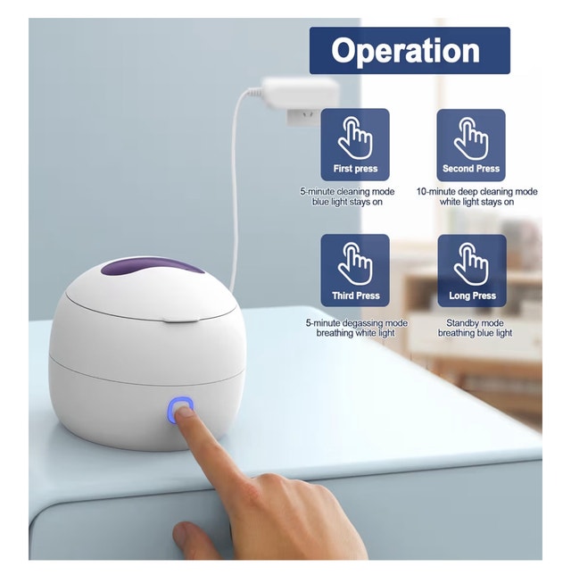 Ultrasonic Retainer Cleaner Machine for Braces, Jewelry - photo 5