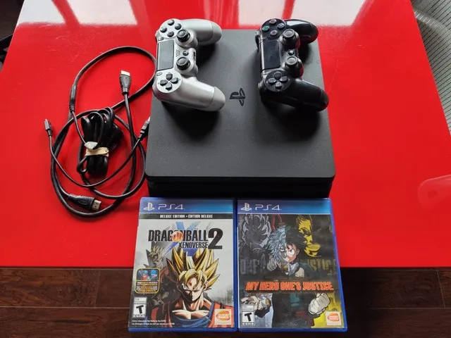 PS4 Slim w/games