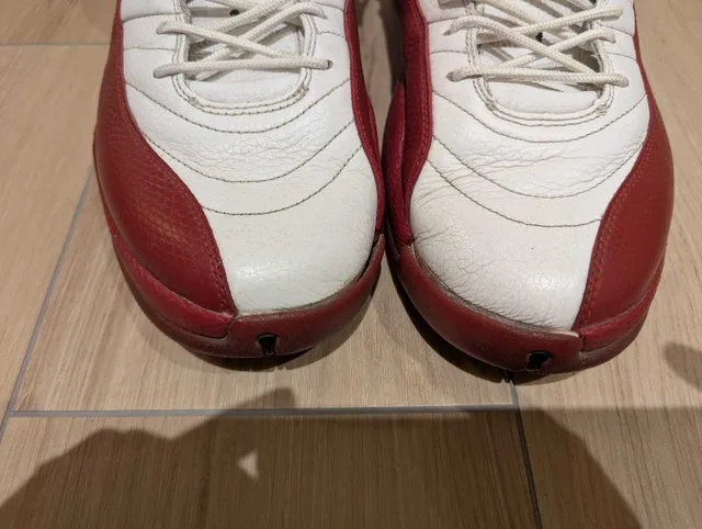 Retro 2009 Cherry Air Jordan 12s Size 13 image indicator(4)