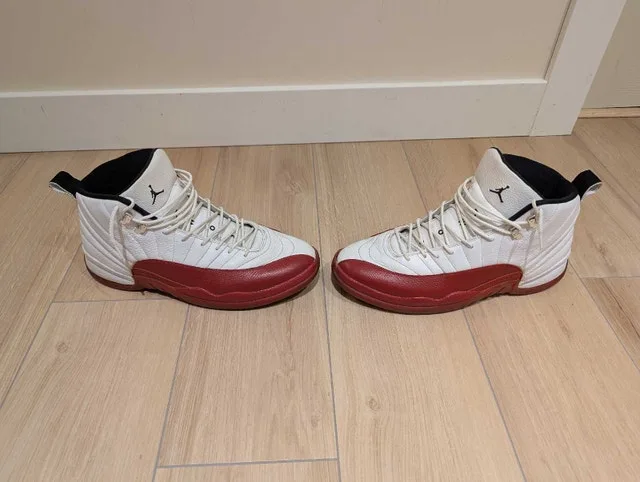 Retro 2009 Cherry Air Jordan 12s Size 13 image indicator(8)