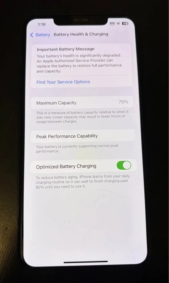 iPhone XS Max 512GB Space Gray image indicator(3)