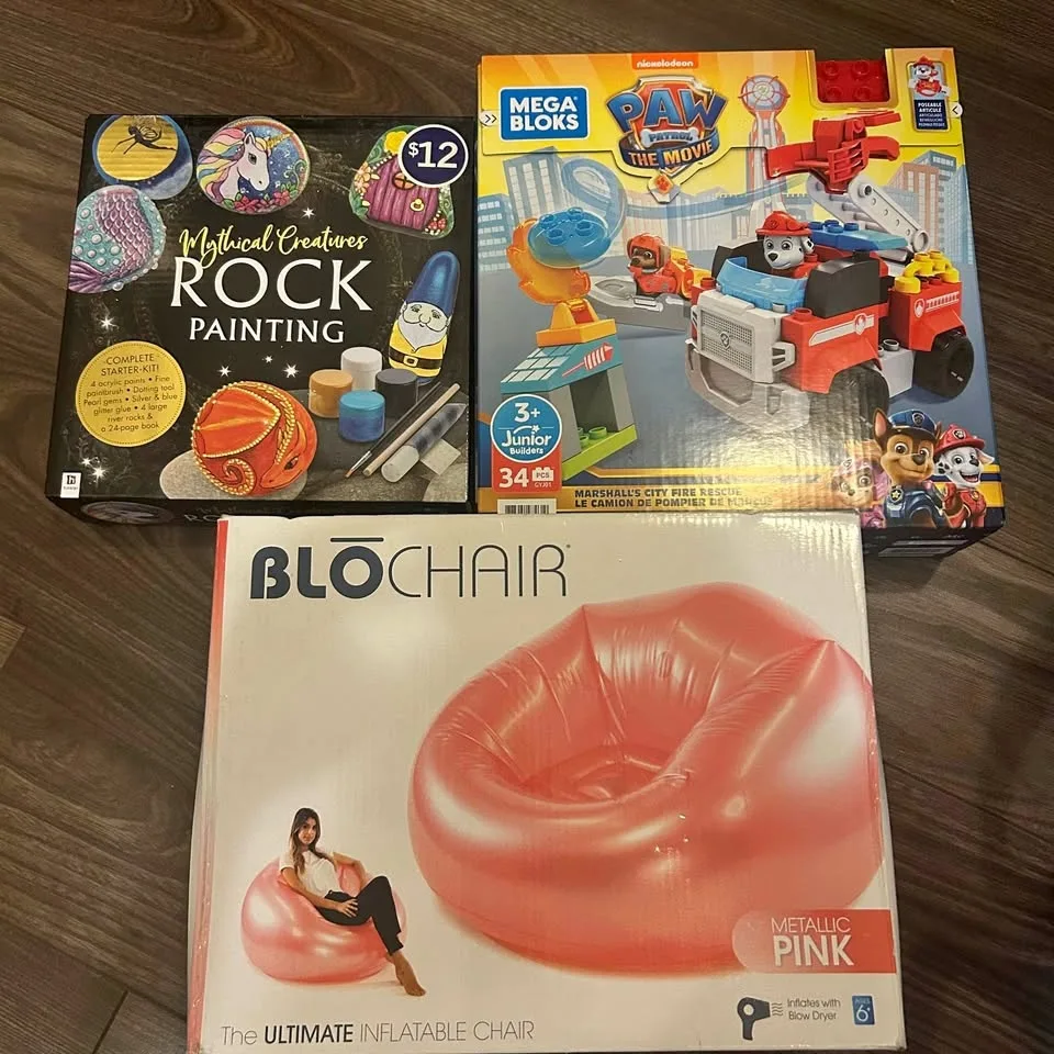Kids Play Bundle – Crafts, Toys & Blo Chair