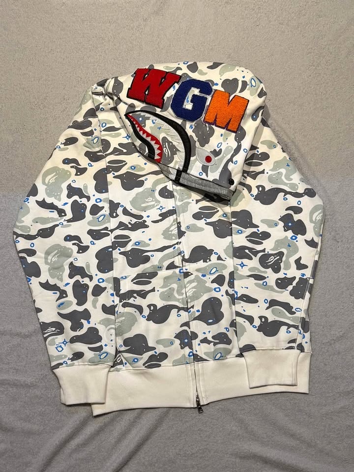 Space Camo BAPE Hoodie (Double) Large Size