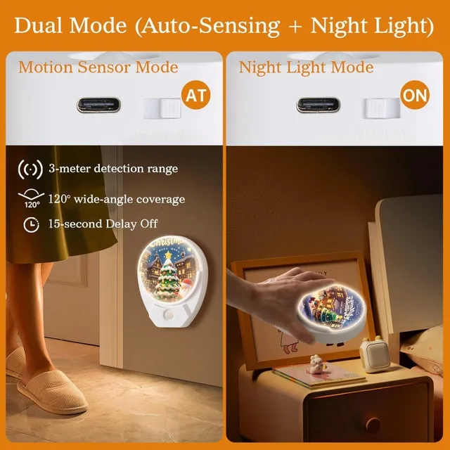 Sublimate Night Light Blanks 2 PCS with Motion Sensors (New) image indicator(4)
