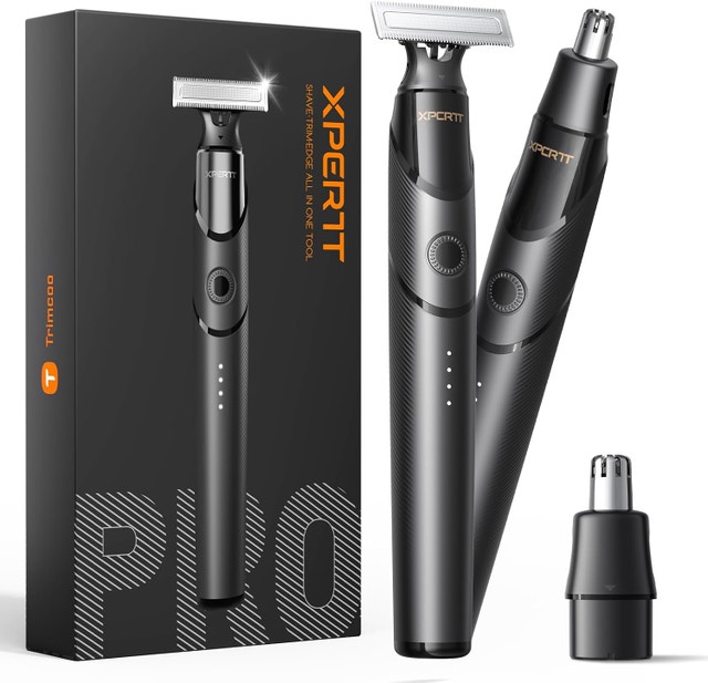 Rechargeable Body & Nose Hair Trimmer Kit (Brand New)