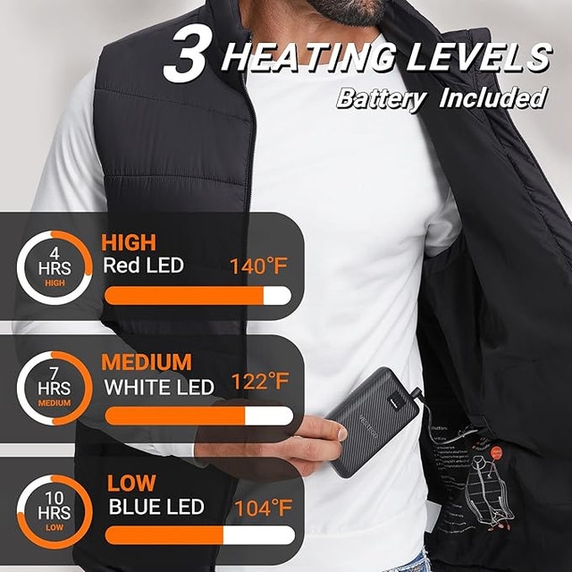 Heated Vest Jacket for Men (Brand New) - photo 5