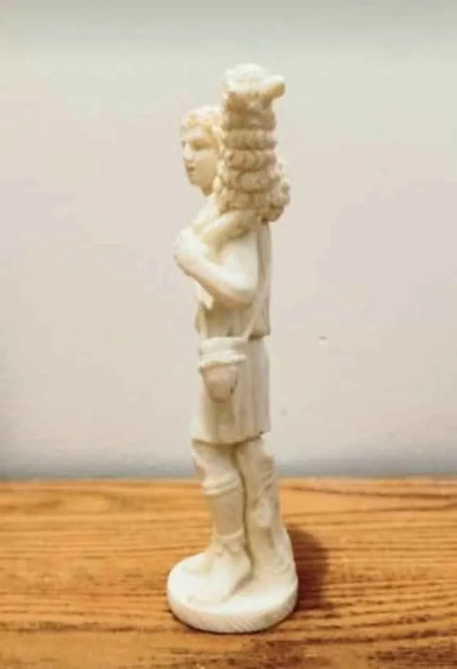 Vintage Signed A.Lucchesi The Good Shepherd Statue image indicator(2)