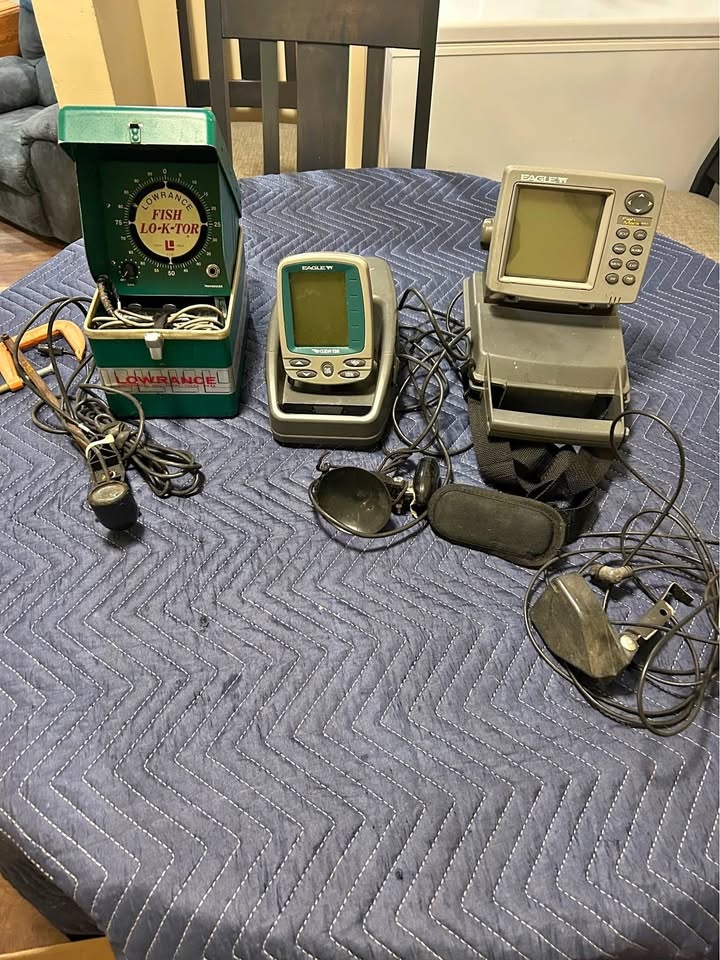 Vintage Fish and Depth Finder Lot