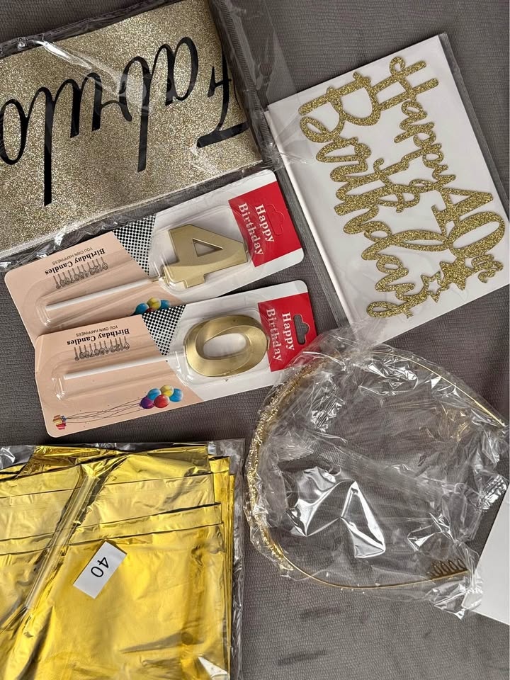 40th birthday party set