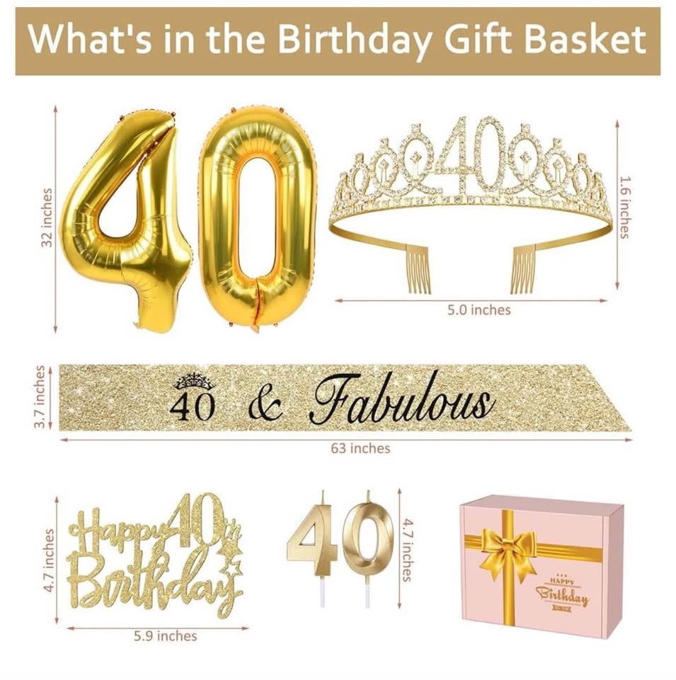 40th birthday party set - photo 3