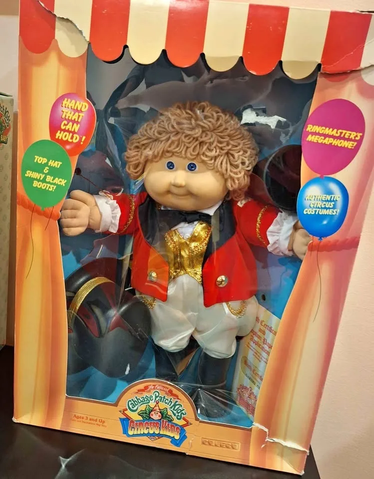 VTG 1986 Cabbage Patch Kids Circus Kids Doll NIB