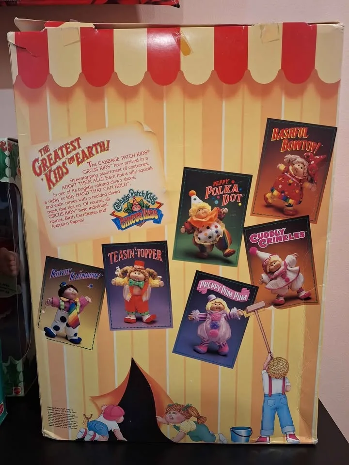 VTG 1986 Cabbage Patch Kids Circus Kids Doll NIB image indicator(9)