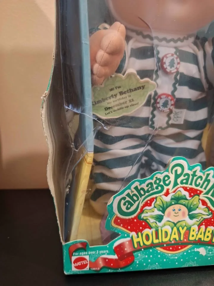 Vintage 1998 CABBAGE PATCH KIDS Holiday Kimberly image indicator(10)