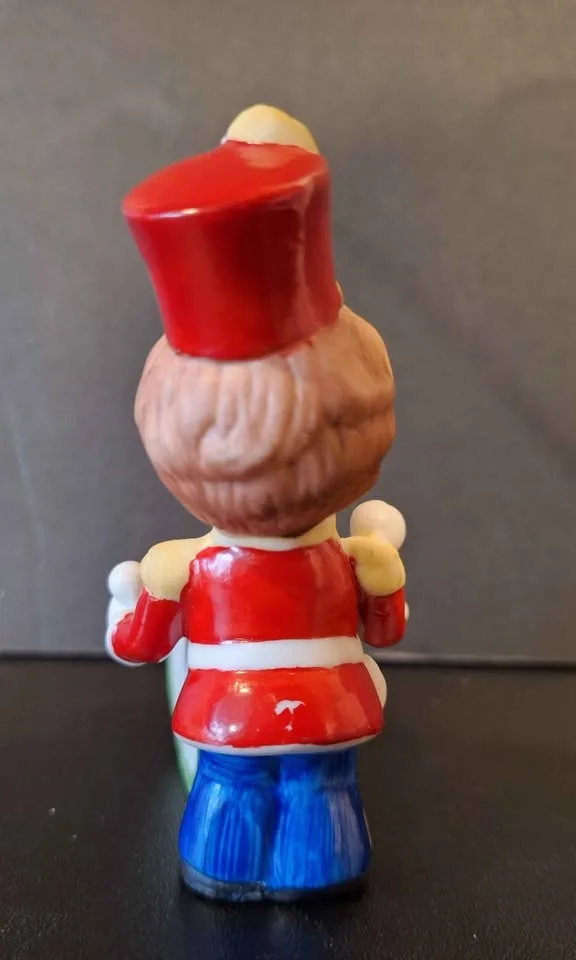 Holiday Christmas Figurine Drummer Girl Mark and Maker Unknown image indicator(5)