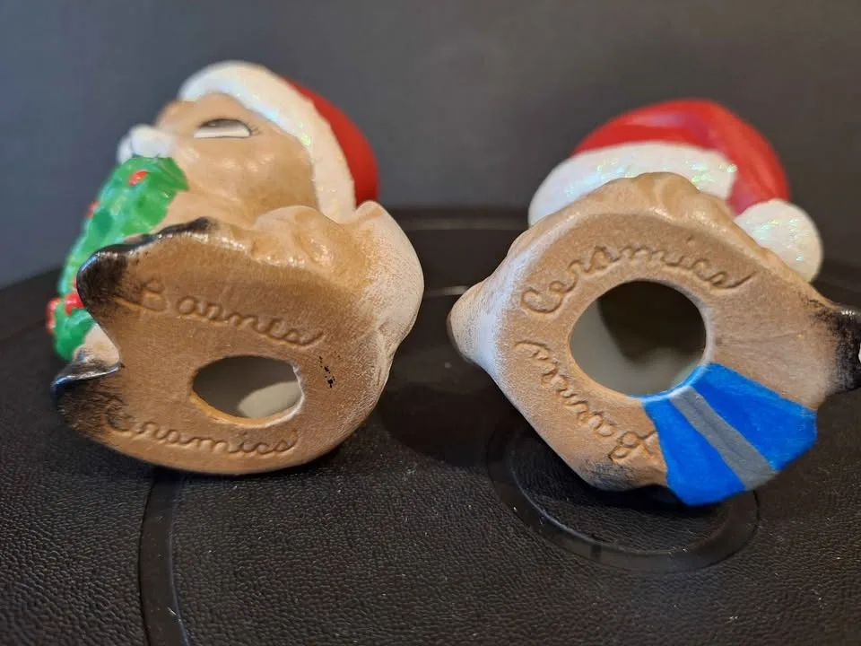 Set of 2 Vintage Ceramic Christmas Reindeer image indicator(6)