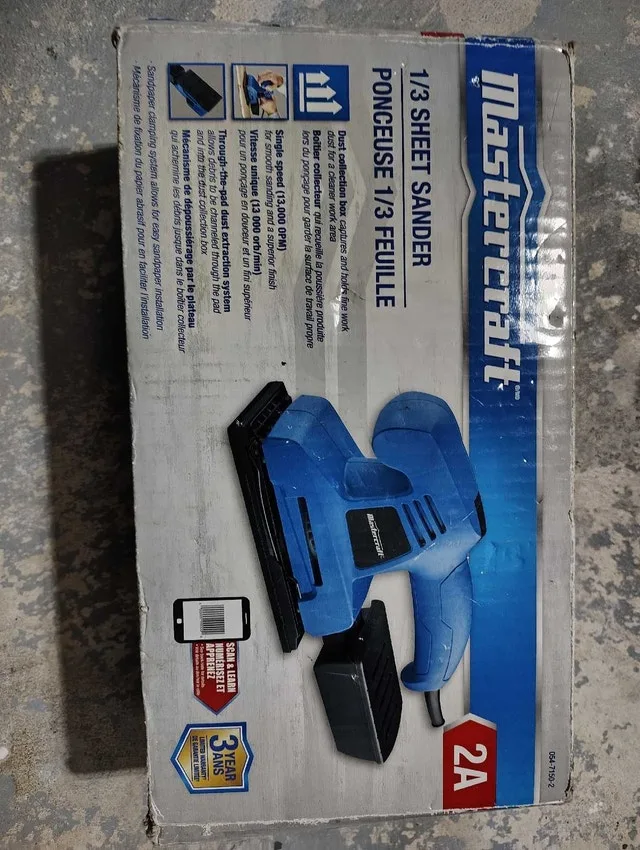 Mastercraft 1/3 Sheet Sander