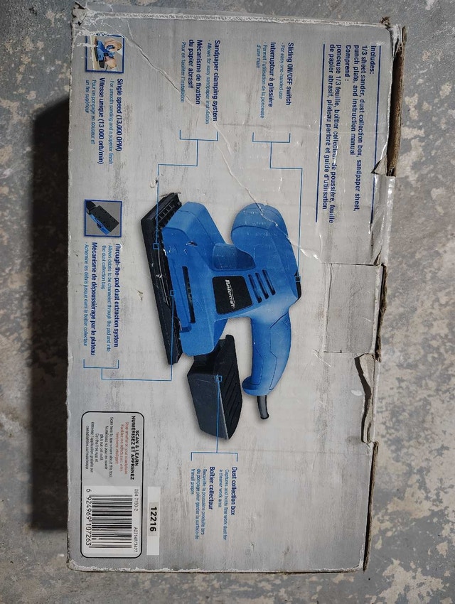Mastercraft 1/3 Sheet Sander - photo 2
