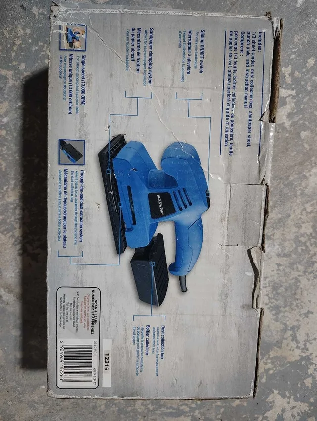 Mastercraft 1/3 Sheet Sander image indicator(2)