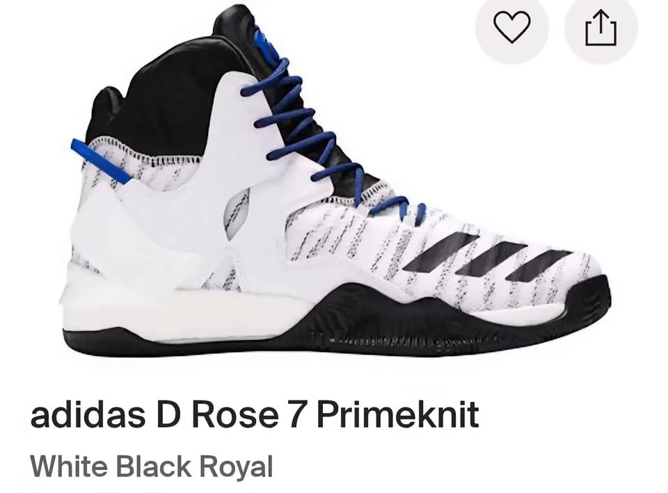 Adidas D Rose 7 Primeknit Men's - 72720 - size US 10.5 image indicator(9)