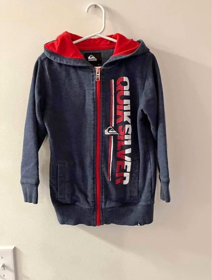 Boys Hoodie (Quicksilver) - Size 5/6