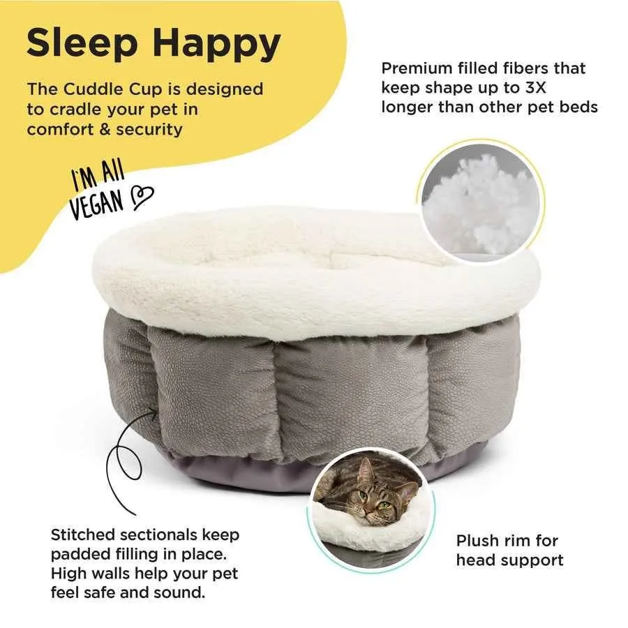 Cozy Ilan Cuddle Cup Pet Bed, for pets up to 12 lbs. image indicator(4)