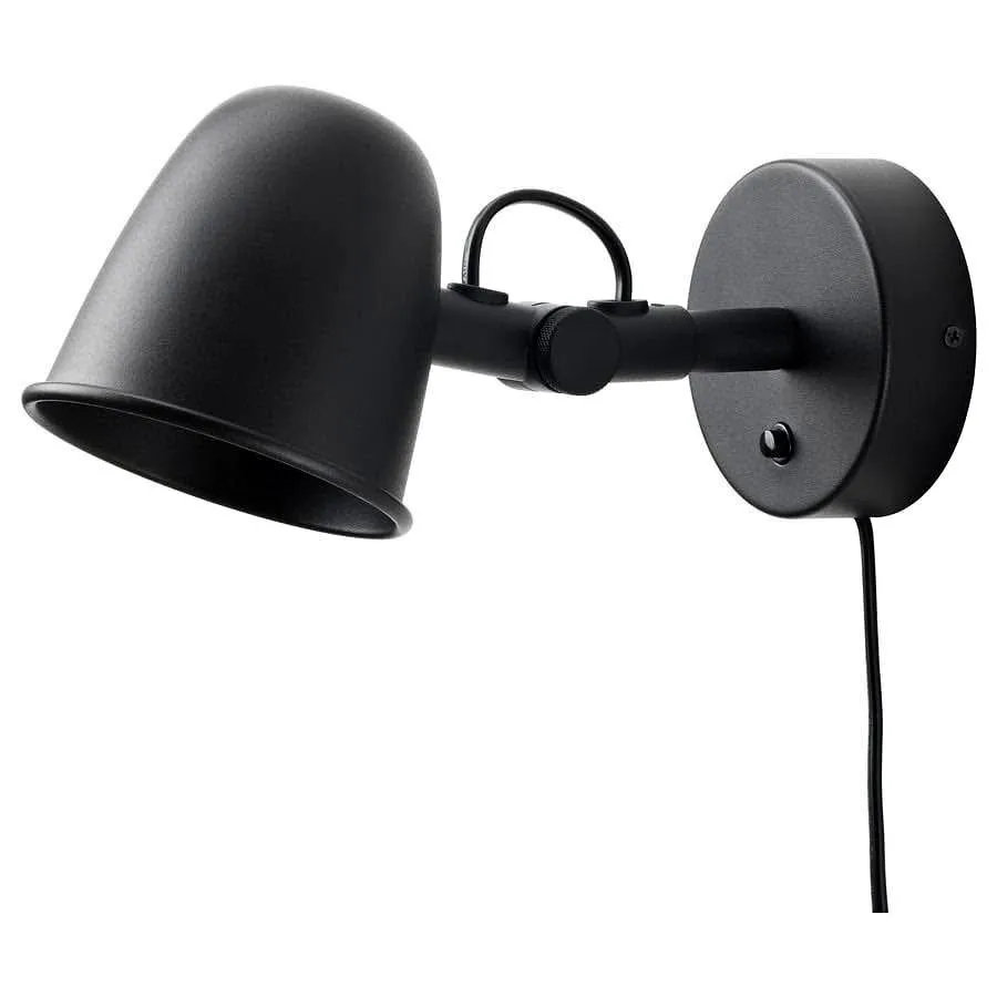 IKEA SKURUP Wall lamp, black