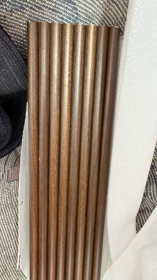 Acoustic Vinyl Wall Cladding Siding Board in Chestnut