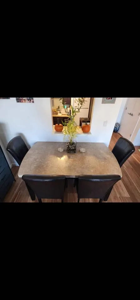 Marble Living Room Table and Chair Set image indicator(7)