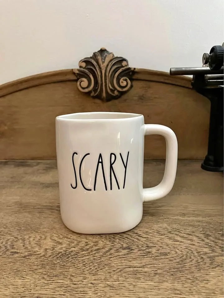 Rae Dunn Halloween scary mug