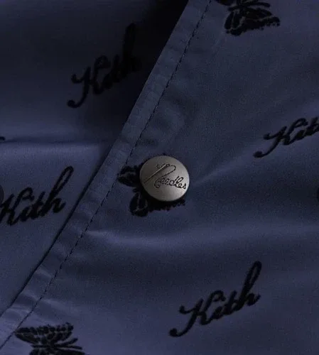KITH x NEEDLES FLOCKED NYLON COACHES JACKET image indicator(6)
