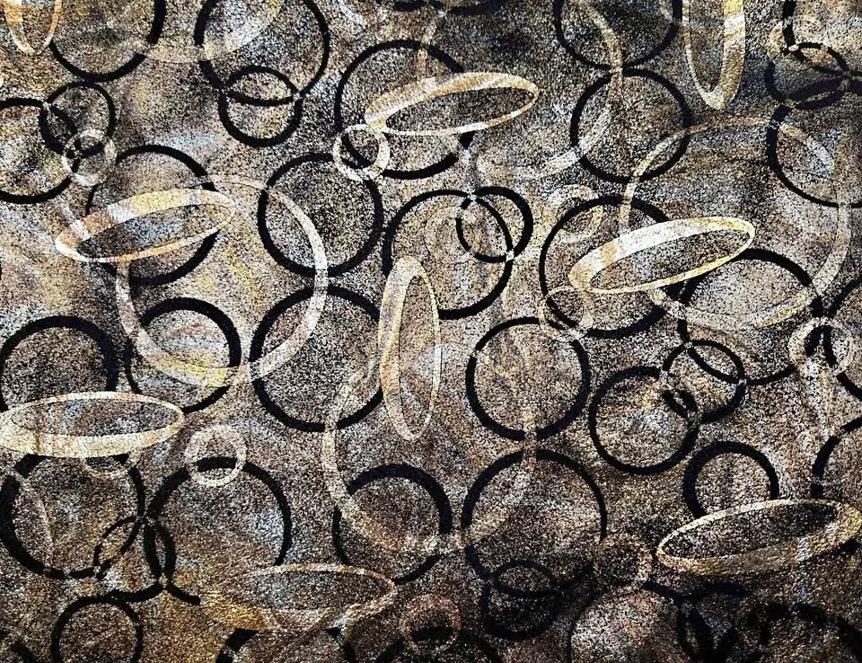 leather - small pieces of printed genuine leather