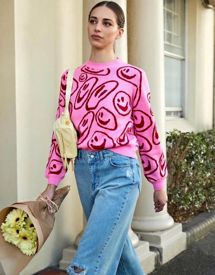 Trendyol Emoji Sweater