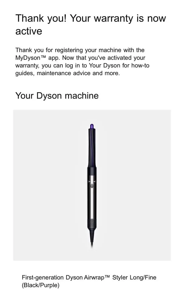 Dyson Airwrap™ Styler Long/Fine (Black/Purple)