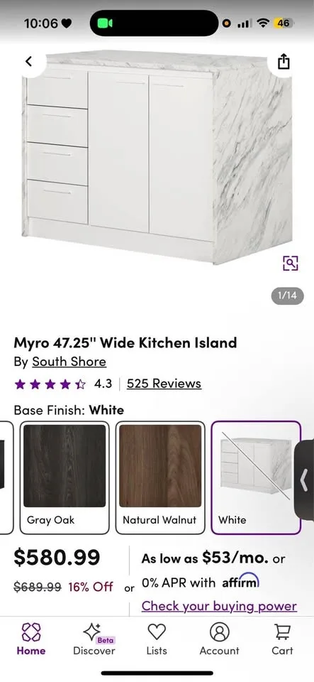 Kitchen Island - MOVING! NEED GONE ASAP!