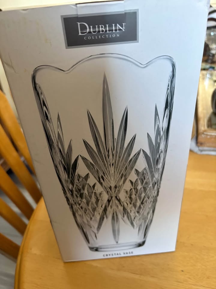Crystal vase and coasters - photo 2