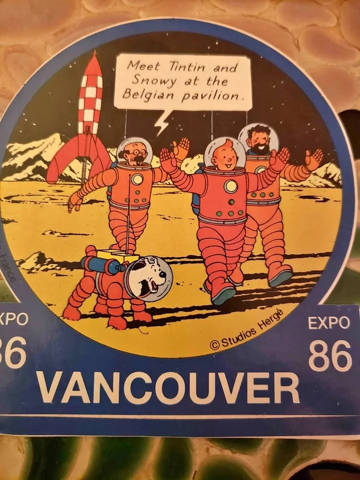 Lot of 6 Vintage Canadian Stickers