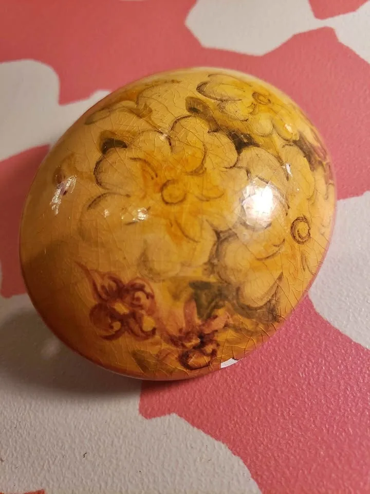 Vintage Handmade Wildflower Brooch