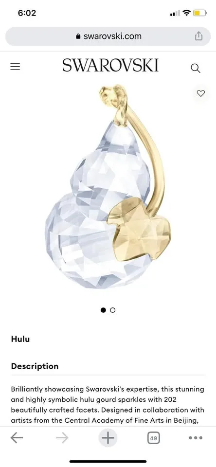 Hulu Swarovski Crystal - Asian Icons Collection image indicator(3)