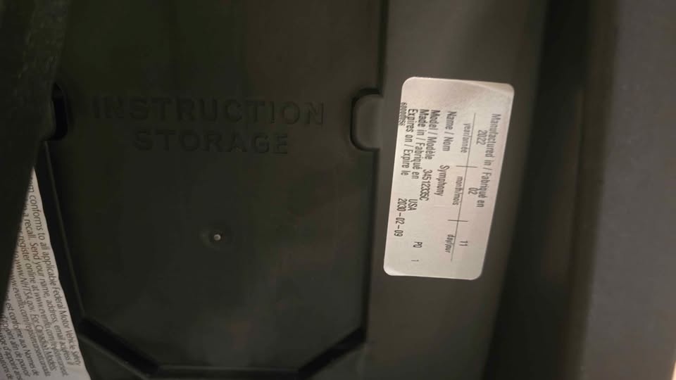 Evenflo all-in-one Symphony carseat - photo 3