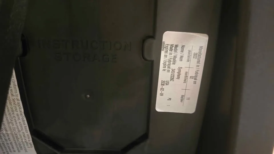 Evenflo all-in-one Symphony carseat image indicator(2)